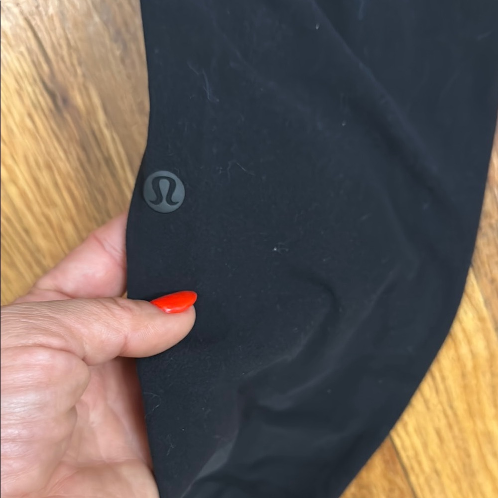 Chic Black Cross over Waist Leggings - Picture 5 of 7